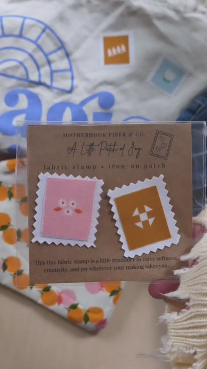 Little Patches of Joy | Curated Iron-On Fabric Patch Collections