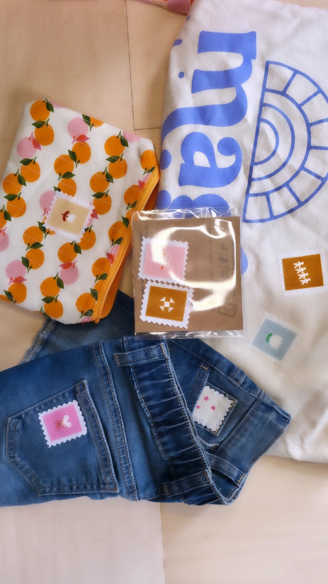 Little Patches of Joy | Curated Iron-On Fabric Patch Collections