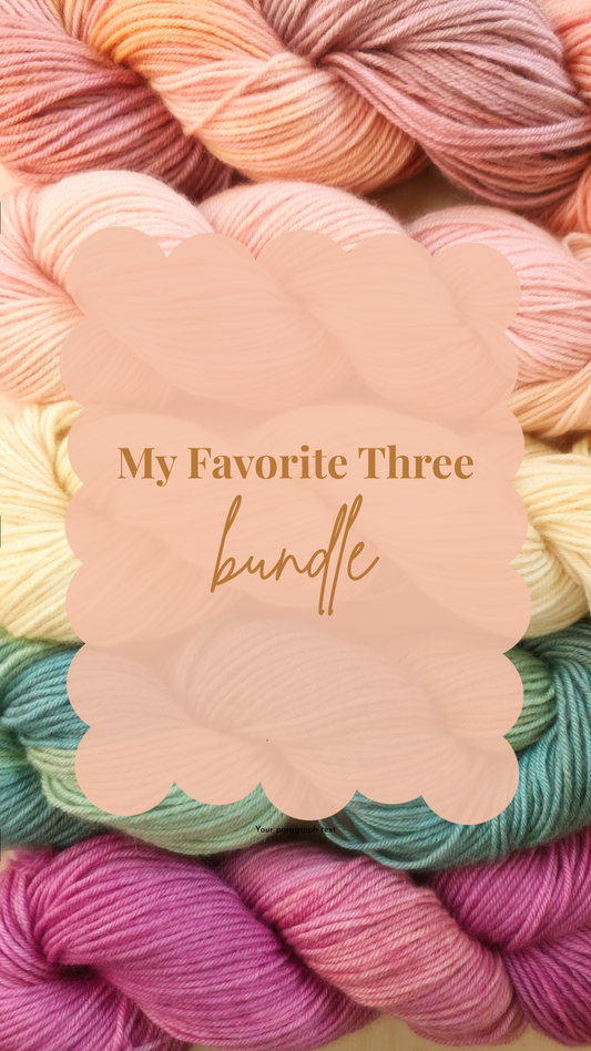 PREORDER — My Favorite Three - BUNDLE