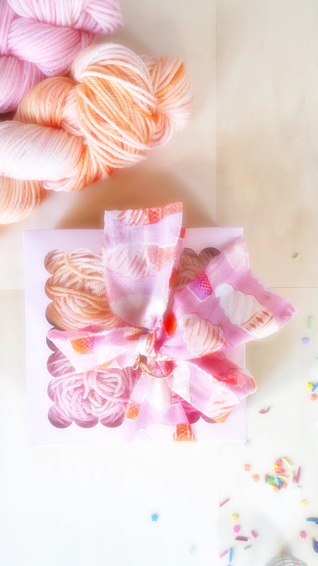 The Birthday Cake Box | Mini Yarn Cake Bundle