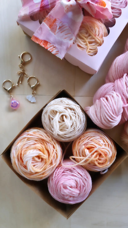 The Birthday Cake Box | Mini Yarn Cake Bundle